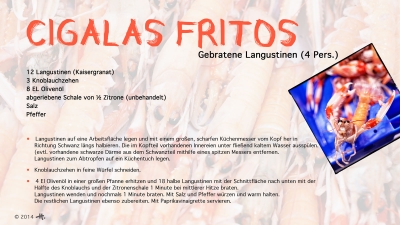 Cantina № 14 – Cigalas fritos (gebratene Langustinen) © Hans Keller