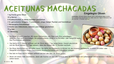 Cantina № 12 – Aceitunas machacadas © Hans Keller