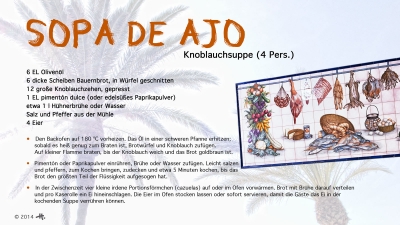 Cantina № 20 – Sopa de Ajo (Knoblauchsuppe) © Hans Keller