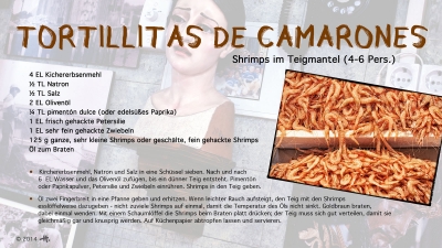 Cantina № 21 – Tortillitas de camarones (Shrimps im Teigmantel) © Hans Keller