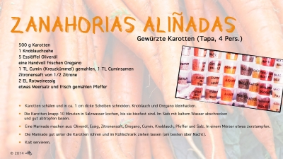 Cantina № 23 – Zanahorias aliñadas (gewürzte Karotten) © Hans Keller