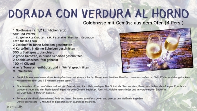 Cantina № 23 – Dorada con verdura al horno (Goldbrasse mit Gemüse aus dem Ofen) © Hans Keller