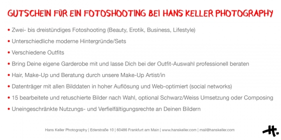 X-mas-special 2014 © Hans Keller | Gutschein