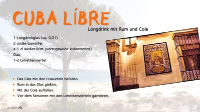 Cantina № 27 – Cuba líbre (Longdrink mit Rum und Cola) © Hans Keller
