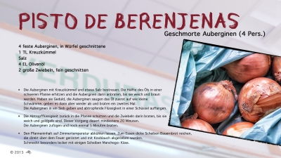 Cantina # 38 | Pisto de berenjenas (Geschmorte Auberginen) © Hans Keller