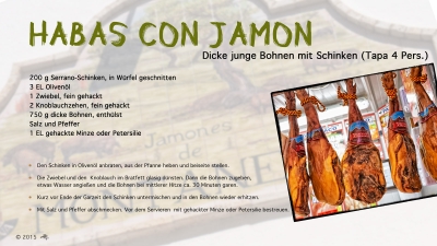 Cantina # 42 | Habas con Jamon (Dicke junge Bohnen mit Schinken) © Hans Keller