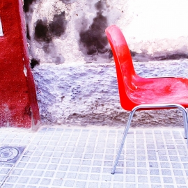 Red Plastic Chair
